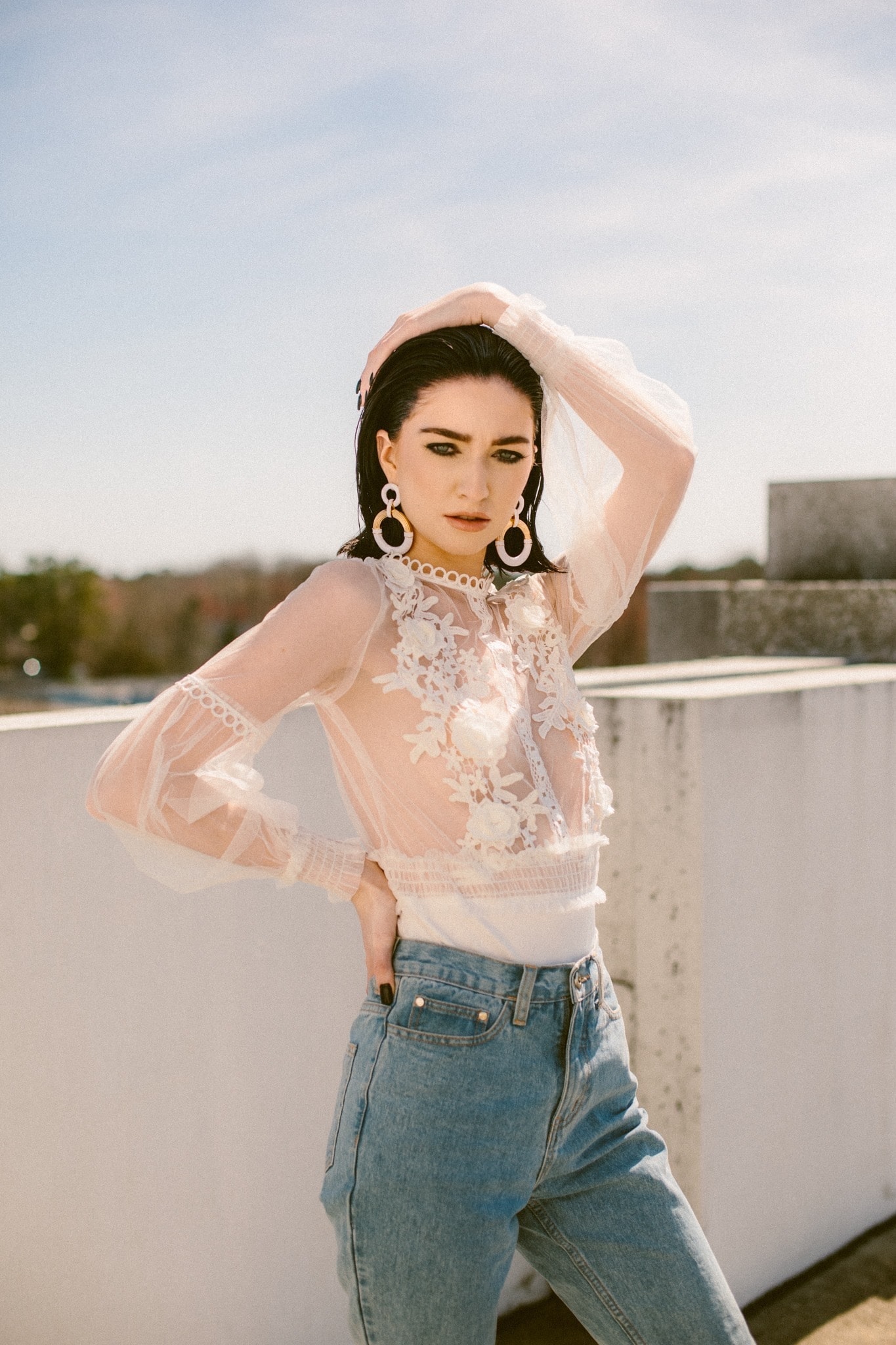 High fashion editorial beauty